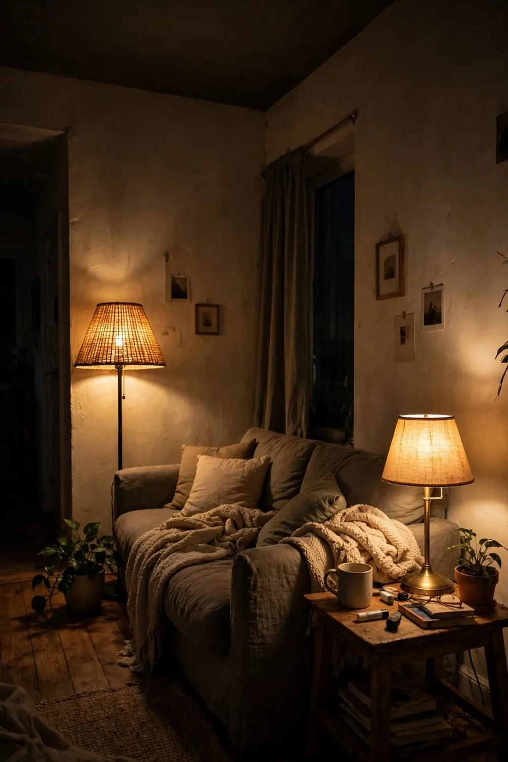 Small cozy winter room: ban the Big Light After Dark