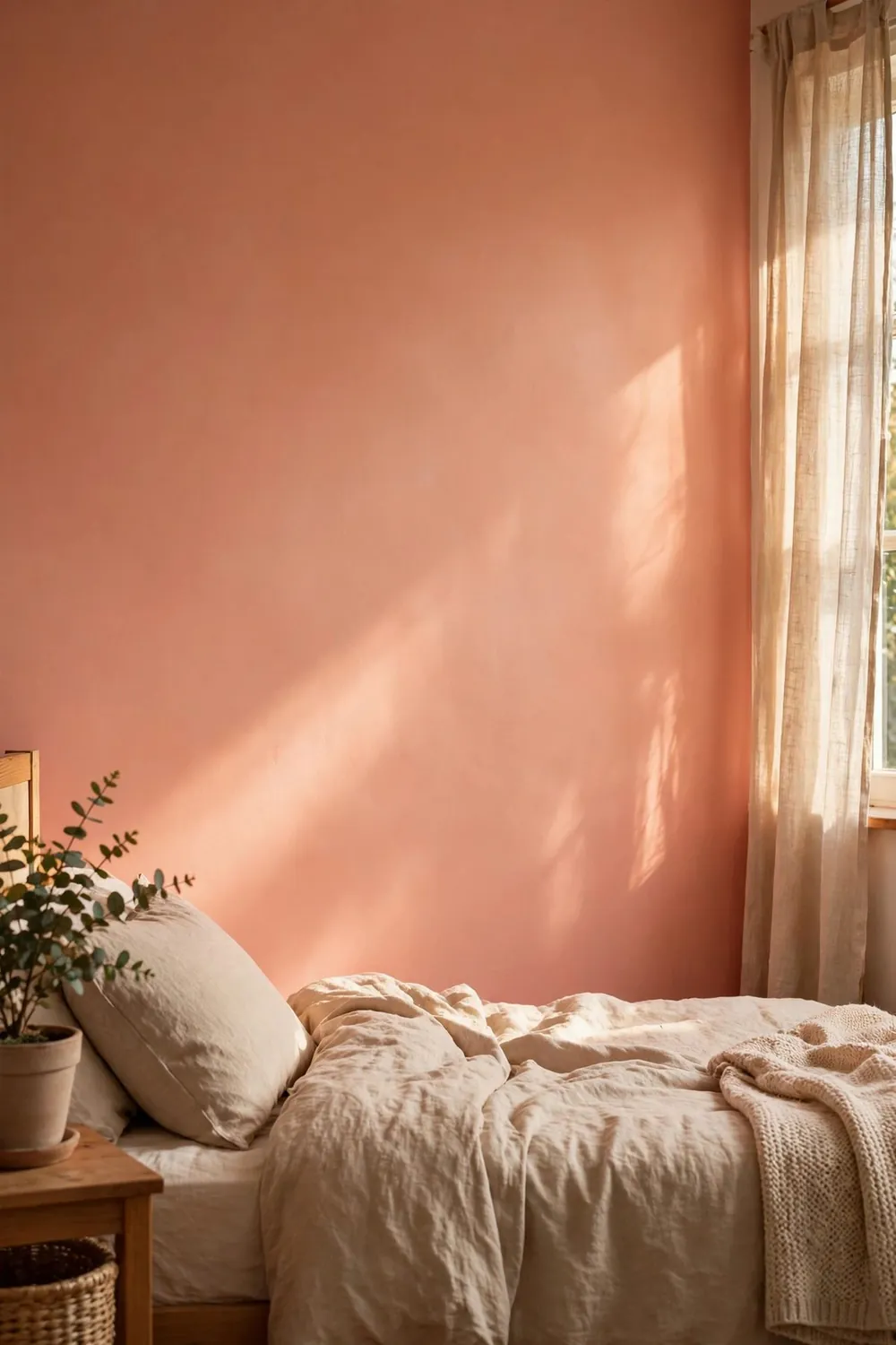 Dreamy blush pink bedroom: keep Pink Warm, Not Blue