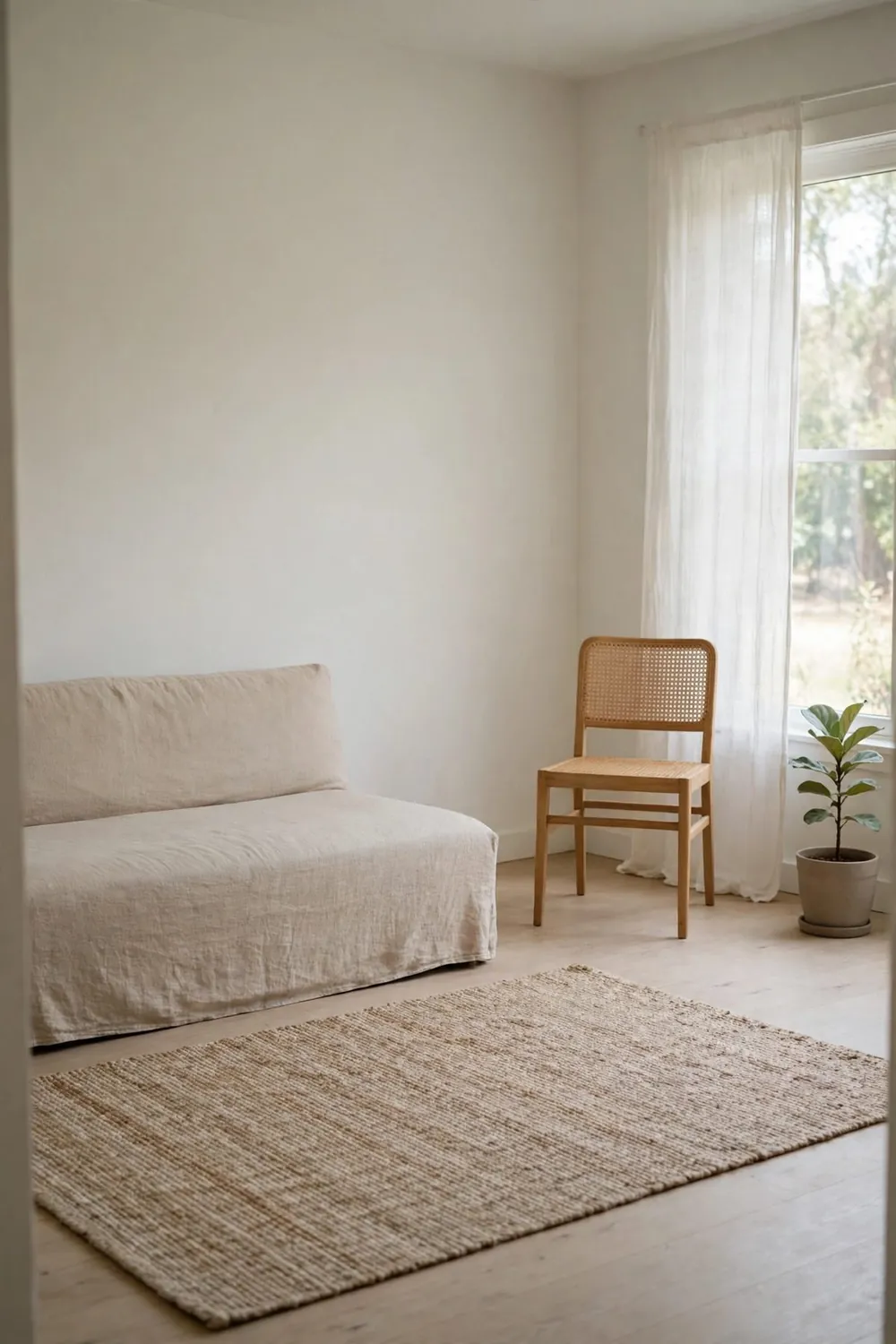 Small bright living room: edit Ruthlessly, Then Edit Again
