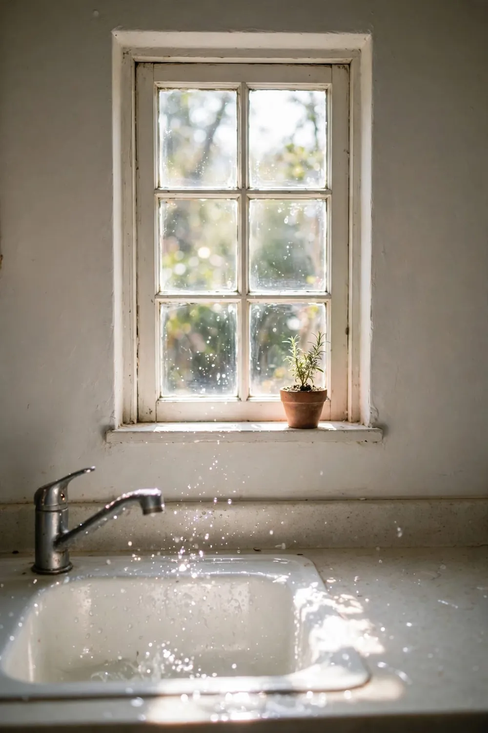 Bright tiny kitchen: let the Window Work