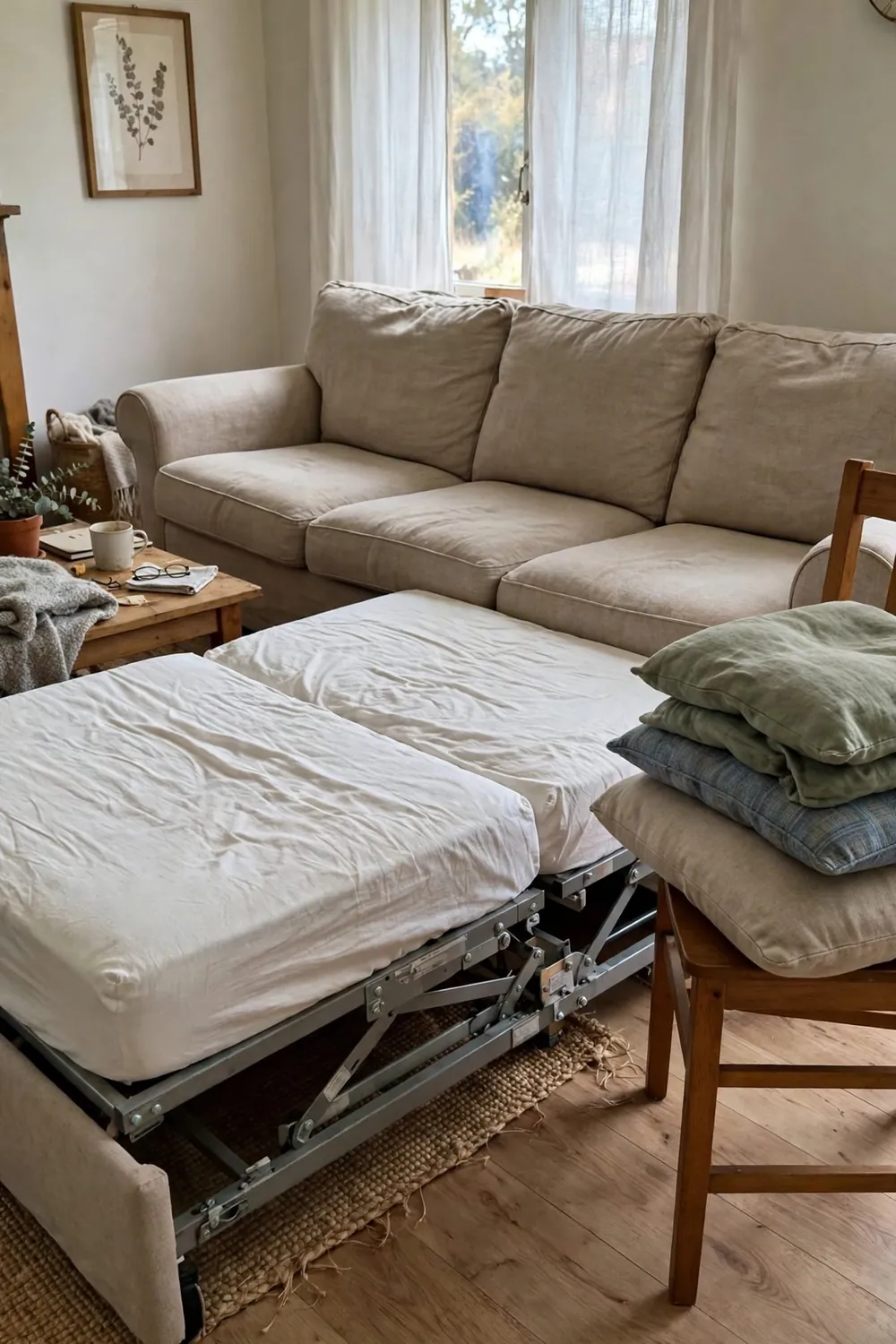 Living room sofa: the Sleeper Sofa (Sofa Bed)