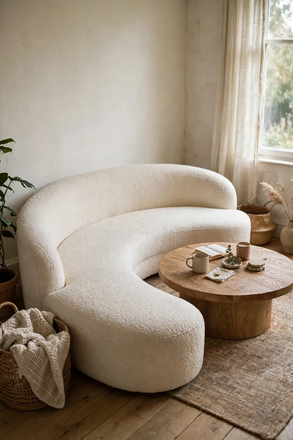 Living room sofa: the Curved Sofa